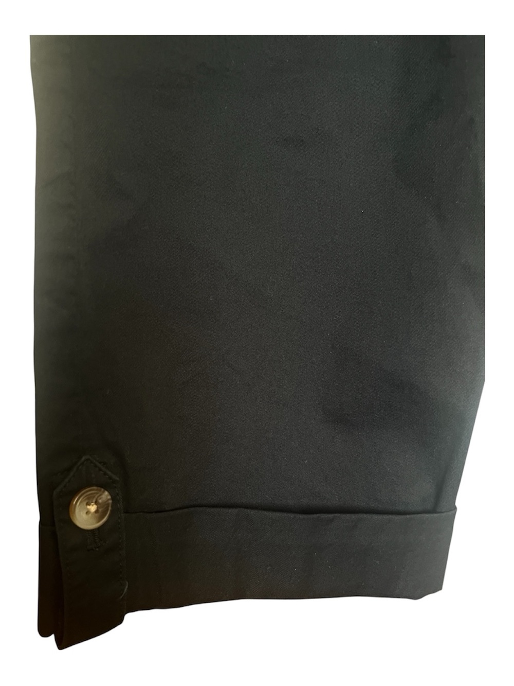 J. Jill Black Pima Cotton Cropped Ankle Pants SZ 10 Classic Utility Lightweight - Picture 6 of 8